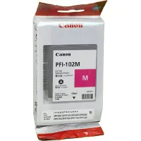 Canon LUCIA PFI-102 M - 130 ml - magenta - original - bläcktank - för imagePROGRAF iPF500, iPF510, IPF600, iPF605, iPF610, iPF700, iPF710, iPF720, LP17, LP24