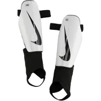 Nike Benskydd Charge - Vit/svart, storlek Small/140-150cm