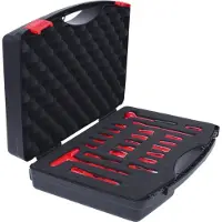 Ks Tools 1/4 hylsnyckelsats med isolerade verktyg, 22-delars NEW-46695