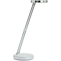 MAUL LED skrivbordslampa | MAULpuck | vit