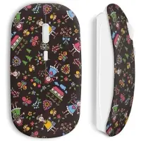 CAPACHEAP Souris Sans Fil Fleurs poupée