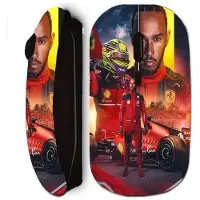 MANIACASE Souris sans fil noir Lewis Hamilton Scuderia Ferrari F1 officiel
