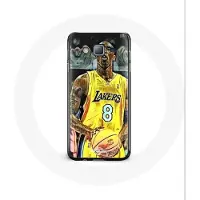 MANIACASE Coque pour Samsung Galaxy j5 Kobe Bryant Dunk lakers 8 NBA Noir