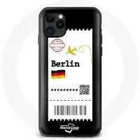 MANIACASE Coque iphone 11 pro max billet d'avion berlin