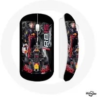 CAPACHEAP Souris sans fil Verstappen Formule 1 Noir Red Bull