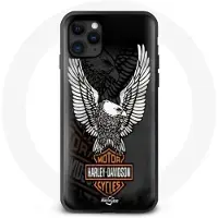 CAPACHEAP Skal - Maniacase - Iphone 12 Pro Max - Svart - Mjukt - Harley Davidson svart