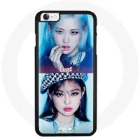CAPACHEAP Coque pour Iphone 8 Blackpink Groupe K-pop Filles Jennie et Rosé Lovesick girls poster the album