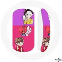 MANIACASE Souris Sans Fil BTS BT21 Cooky Et Tata Bangtan V Et Jungkook Fanart