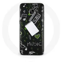 MANIACASE Coque pour Samsung Galaxy S7 Edge Music clé de sol