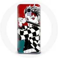 MANIACASE Coque pour Samsung Galaxy J6 2018 Tanjiro Demon Slayer Kimetsu no Yaiba Anime