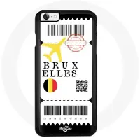 MANIACASE Coque pour Iphone 8 Bruxelles Belgique avion