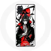 CAPACHEAP Coque pour Samsung Galaxy A21S Itachi Uchiwa Naruto Anime Teaser