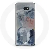 MANIACASE Coque pour Samsung Galaxy A3 2016 Fond de texture abstraite gris