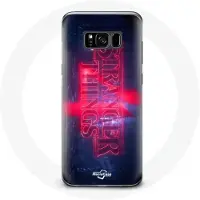 CAPACHEAP Coque pour Samsung Galaxy S8 Stranger Things Logo Transparent Saison 4 Bande annonce 2022