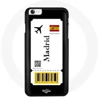 CAPACHEAP Coque Iphone 8 Billet d'avion Madrid