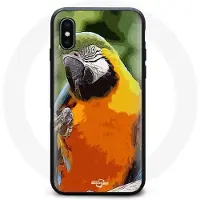 CAPACHEAP Coque Iphone XS max Aras Perroquets ren