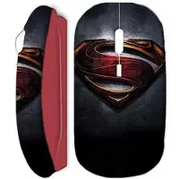 MANIACASE Souris Sans Fil Superman Rouge