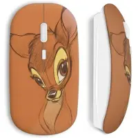 CAPACHEAP Souris Sans Fil Bambi Dessin Art
