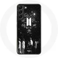 MANIACASE Coque pour Samsung Galaxy S22 Plus bts signature nuit etoilé
