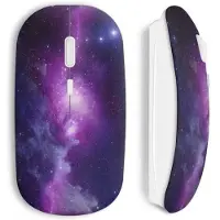 CAPACHEAP Souris Sans Fil Galaxy background