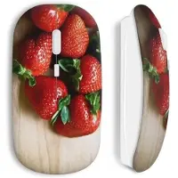 CAPACHEAP Souris Sans Fil Fraises fruits