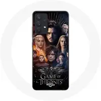 CAPACHEAP Coque pour Samsung Galaxy A13 4G / A13 4G Lite Game of Thrones Saison 8 Le Trône de Fer L'affiche de L'équipage Logo Aigle Gris