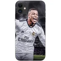 MANIACASE iPhone 12 fodral Kylian Mbappe Real Madrid Goal svart