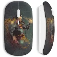 CAPACHEAP Souris Sans Fil Superman Vintage Design
