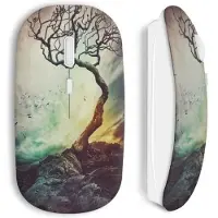 CAPACHEAP Souris Sans Fil Foret horreur