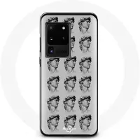 MANIACASE Coque pour Samsung Galaxy S20 Ultra Statue fond gris grå