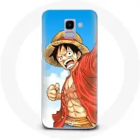 MANIACASE Coque pour Samsung Galaxy A8 2018 Manga One piece Luffy Anime