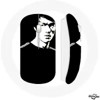 CAPACHEAP Souris Sans Fil Bruce Lee Noir et Blanc