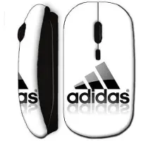 CAPACHEAP Souris sans fil logo adidas noire
