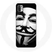 CAPACHEAP Coque pour Xiaomi Redmi Note 10 5G Nous Sommes Légion Masque Anonyme