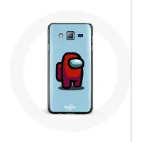 CAPACHEAP Coque pour Samsung Galaxy J5 2016 Among Us jeu vidéo Fond bleu