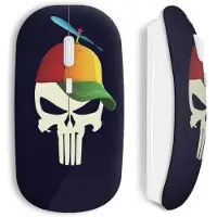 CAPACHEAP Souris sans Fil Tête de mort Yeah