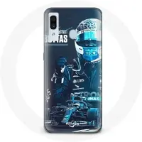 CAPACHEAP Coque pour Samsung Galaxy A20e Formule 1 Valtteri Bottas Pilote de grand prix F1 Noir