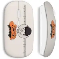 CAPACHEAP Souris Sans Fil Orange Mecanique