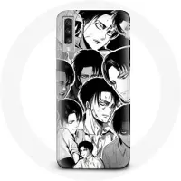 MANIACASE Coque pour Samsung Galaxy A50 Attaque des Titans Manga Levi Ackerman