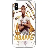 MANIACASE Coque pour iPhone XS max Kylian Mbappe Real Madrid wallpaper celebration