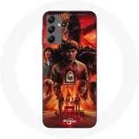 MANIACASE Skal - - Samsung Galaxy A14 5G - Mjukt - Svart - Stranger Things Säsong 5