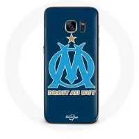 MANIACASE Coque pour Samsung Galaxy S7 Edge Olympique de marseille OM logo bleu