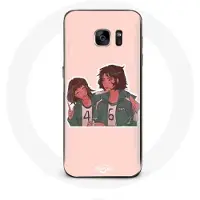 MANIACASE Coque pour Samsung Galaxy S6 Edge Squid game Ji Yeong No 240 AND Kang Sae Byeok No 067