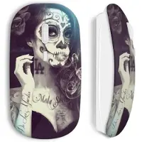 CAPACHEAP Souris Sans Fil Girl tatouages