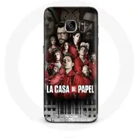 MANIACASE Coque pour Samsung Galaxy S7 Edge La casa de papel affiche personnages