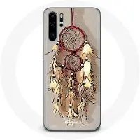 CAPACHEAP Coque pour Huawei P30 pro Attrape Rêve Marron