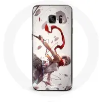 CAPACHEAP Coque pour Samsung Galaxy S6 Edge Mikasa Ackerman Attaque des Titans Manga