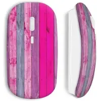 CAPACHEAP Souris sans fil Mur Design Planches de bois