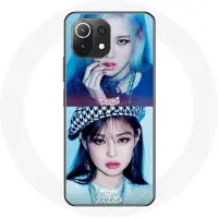 CAPACHEAP Coque pour Xiaomi Mi 11 Lite Blackpink Groupe K-pop Filles Jennie et Rosé Lovesick girls poster the album