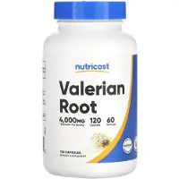 Nutricost Nutricost, Valerian Root, 4,000 mg, 120 Capsules (2,000 mg per capsule)